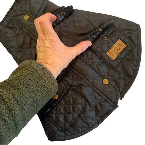 HP Pet Barn Coat | Insulated Puffer Jacket | Boutique | New S Black Quilted Dog - Picture 11 of 17